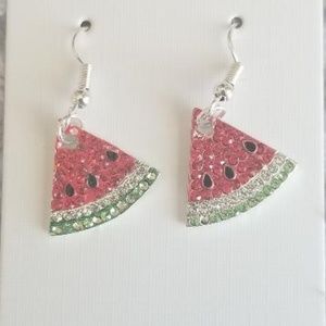 Watermelon Bling earrings
